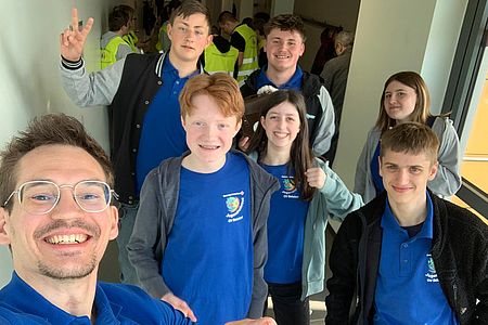 Teambild JRK Mitglieder DRK-Ortsverein Betzdorf beim JRK-Kreiswettbewerb