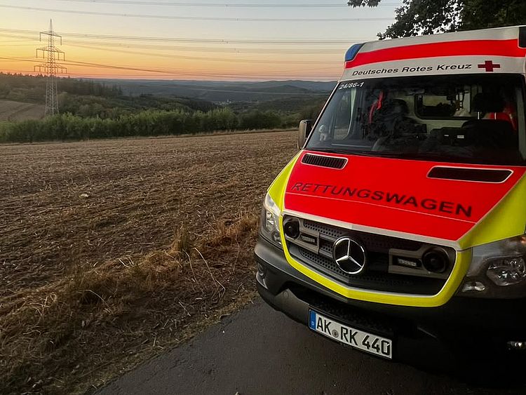 RTW während des Bereitschaftsabend am 12.08.2026, (Foto: DRK)