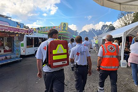 EVT_Schuetzenfest_2026 Einsatzkräfte beim Sanitätswachdienst Schützenfest Betzdorf 2026