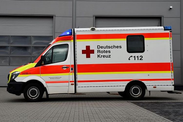 Seitenansicht des DRK RTW Betzdorf (Foto: DRK)