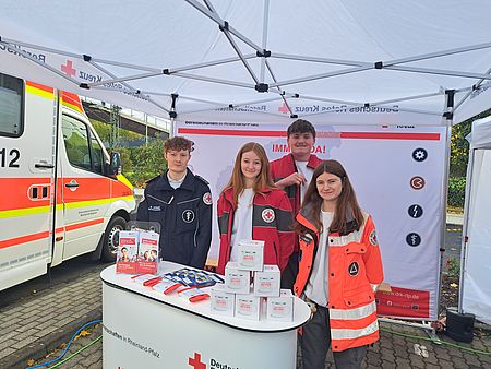 Unser Infostand auf dem Barbarafest 2026, (Foto: DRK)