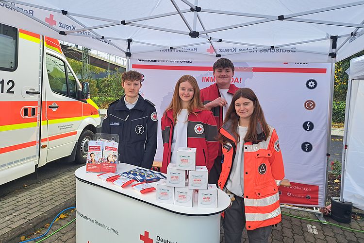 Unser Infostand auf dem Barbarafest 2026, (Foto: DRK)