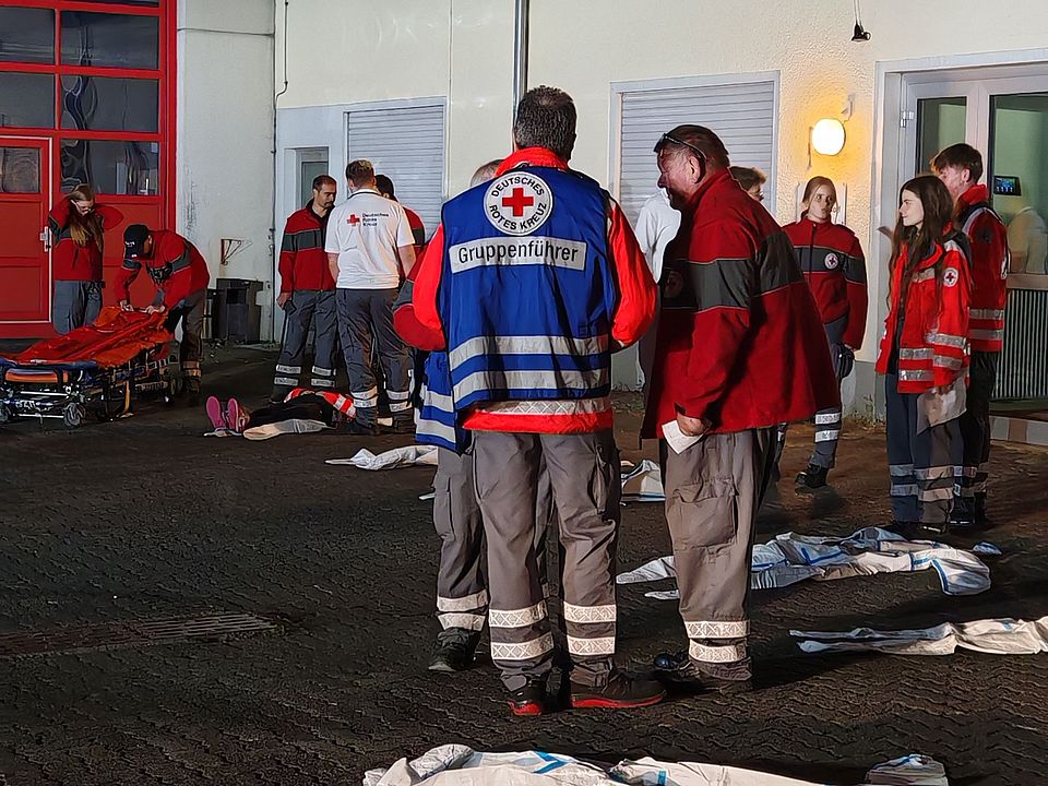 Darsteller Patienten, Sichtungsszenario SEG T3-Übung